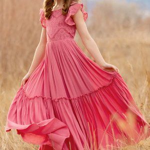 Joyfolie Macy Dress in Wild Rose